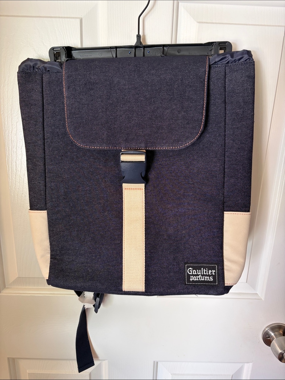 Men's Jean Paul Gaultier Parfums Navy and Cream Backpack